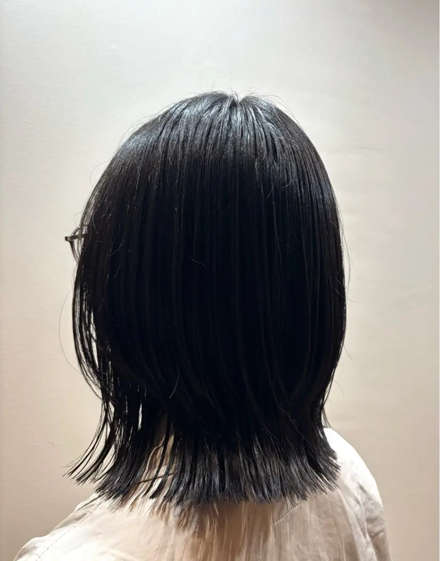 ミディアム 小原 瑠美那のヘアスタイル