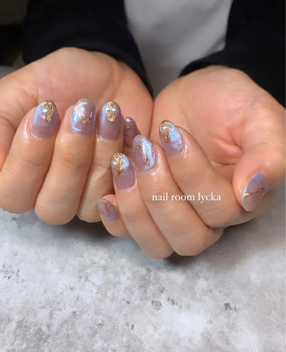 ネイル ネイルルームリッカ 𝐦𝐚𝐲𝐮のネイルデザイン