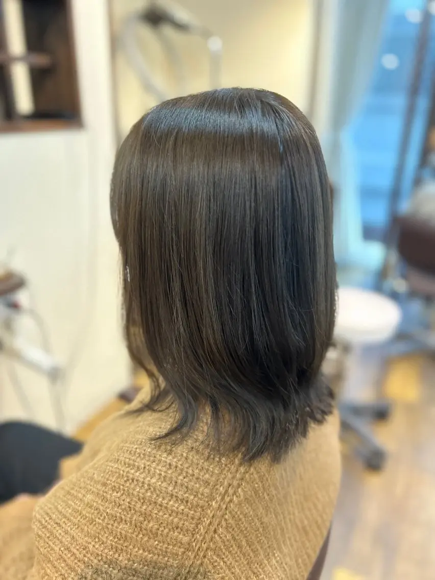 セミロング カラー カット ヘアカラー トリートメント あっすー🐥 Canon artのヘアスタイル