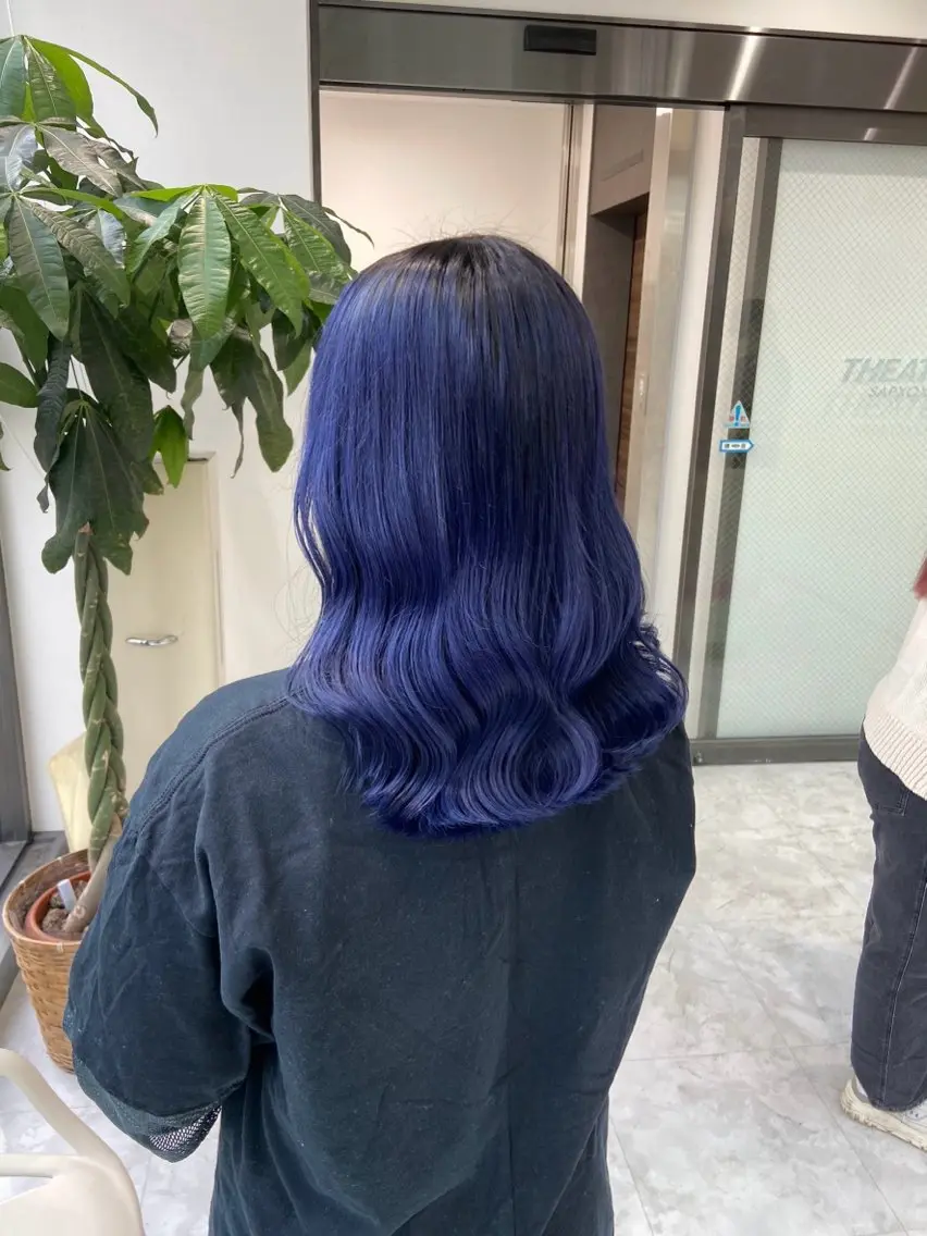 ロング カラー パーマ ヘアアレンジ 透明感ブリーチカラー 🌈TOMOHIROのヘアスタイル