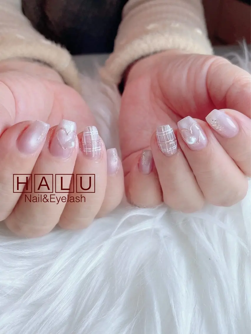 ネイル ハート HALU ハルのネイルデザイン