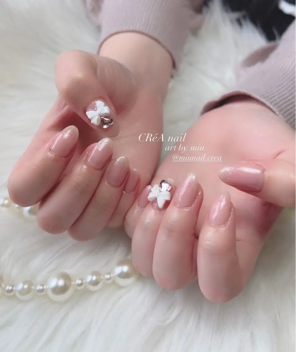 ネイル ワンカラーネイル シンプルネイル ハンドネイル CRéA nail Jr.のネイルデザイン