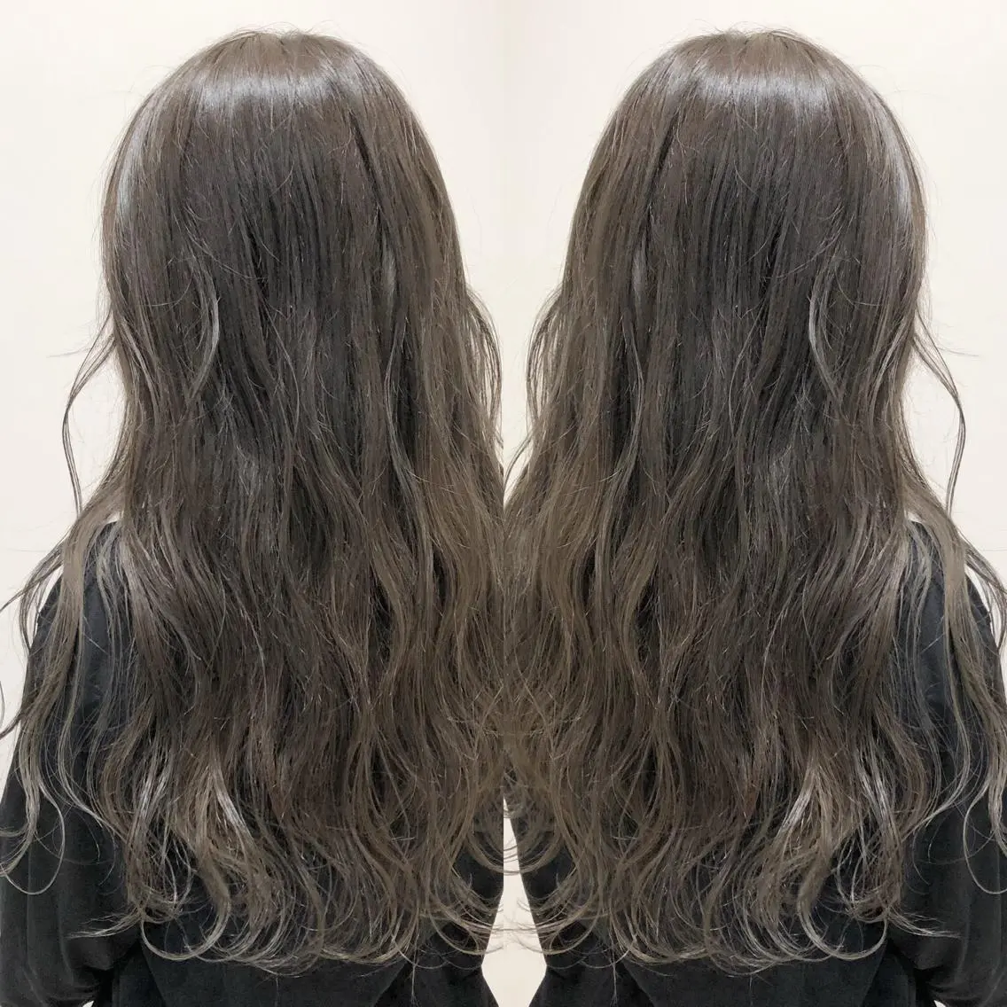 ロング カット ヘアカラー 上川 開生のヘアスタイル