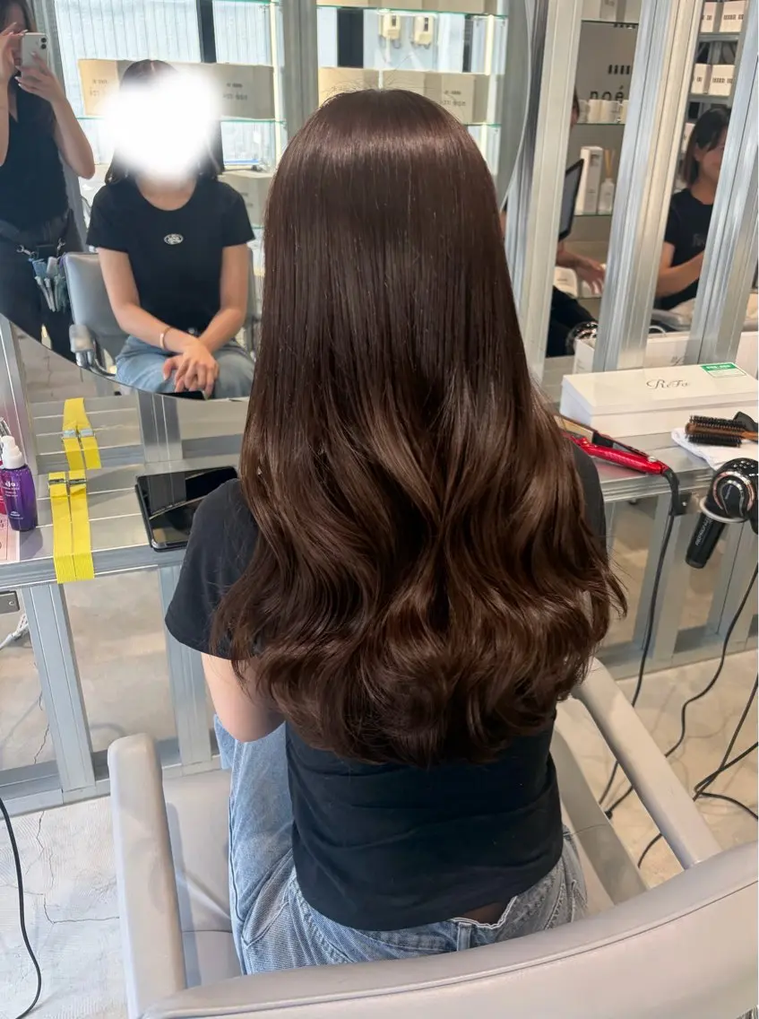 ロング カラー カット ヘアカラー トリートメント ダブルカラー/レイヤ ーカット 🤍ゆきなのヘアスタイル