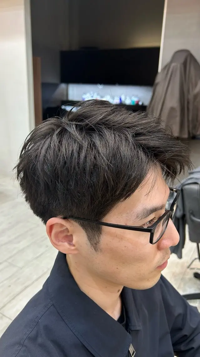 メンズ カット イシヅカ ココロのヘアスタイル