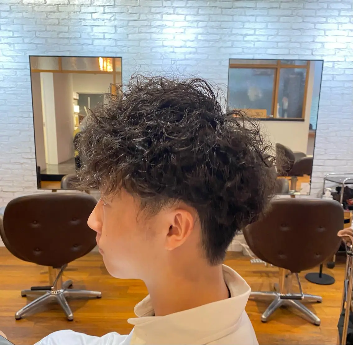 パーマ メンズ カット マンツーマンサロン 🤍Tanakaのヘアスタイル
