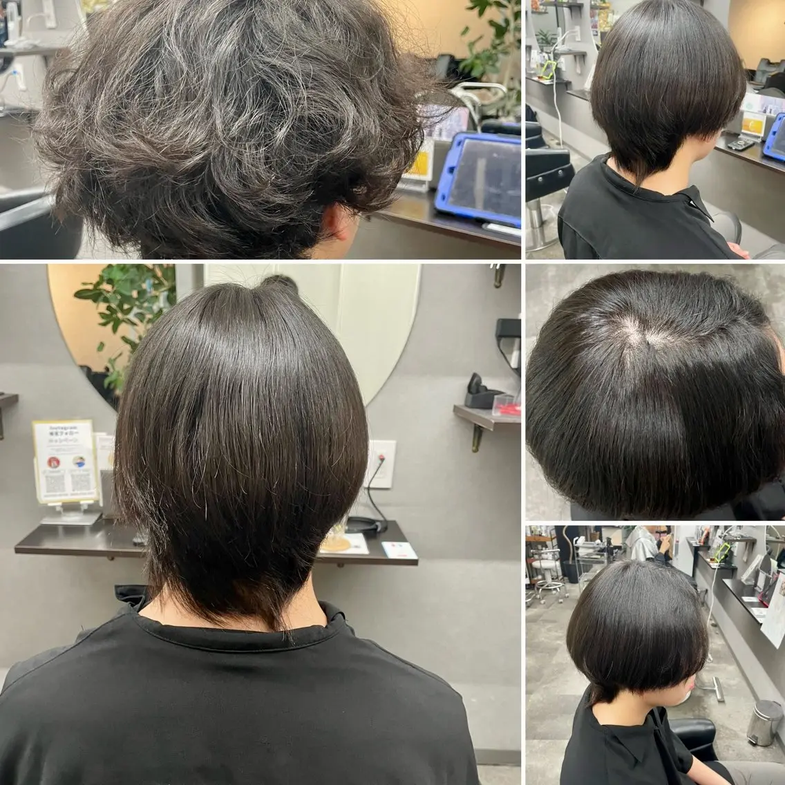 パーマ メンズ 縮毛矯正 ストレートパーマ 縮毛矯正 ヘアセット 🌹ミラクル美容師 🌹ブリーチ✨くっぽのヘアスタイル