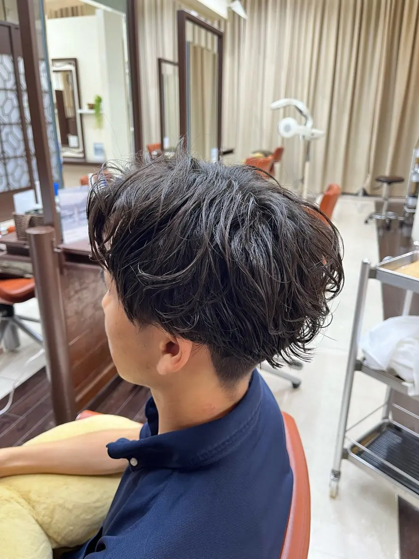 ショート パーマ メンズ メンズパーマ 🧊メンズ特化🧊 高木航希のヘアスタイル