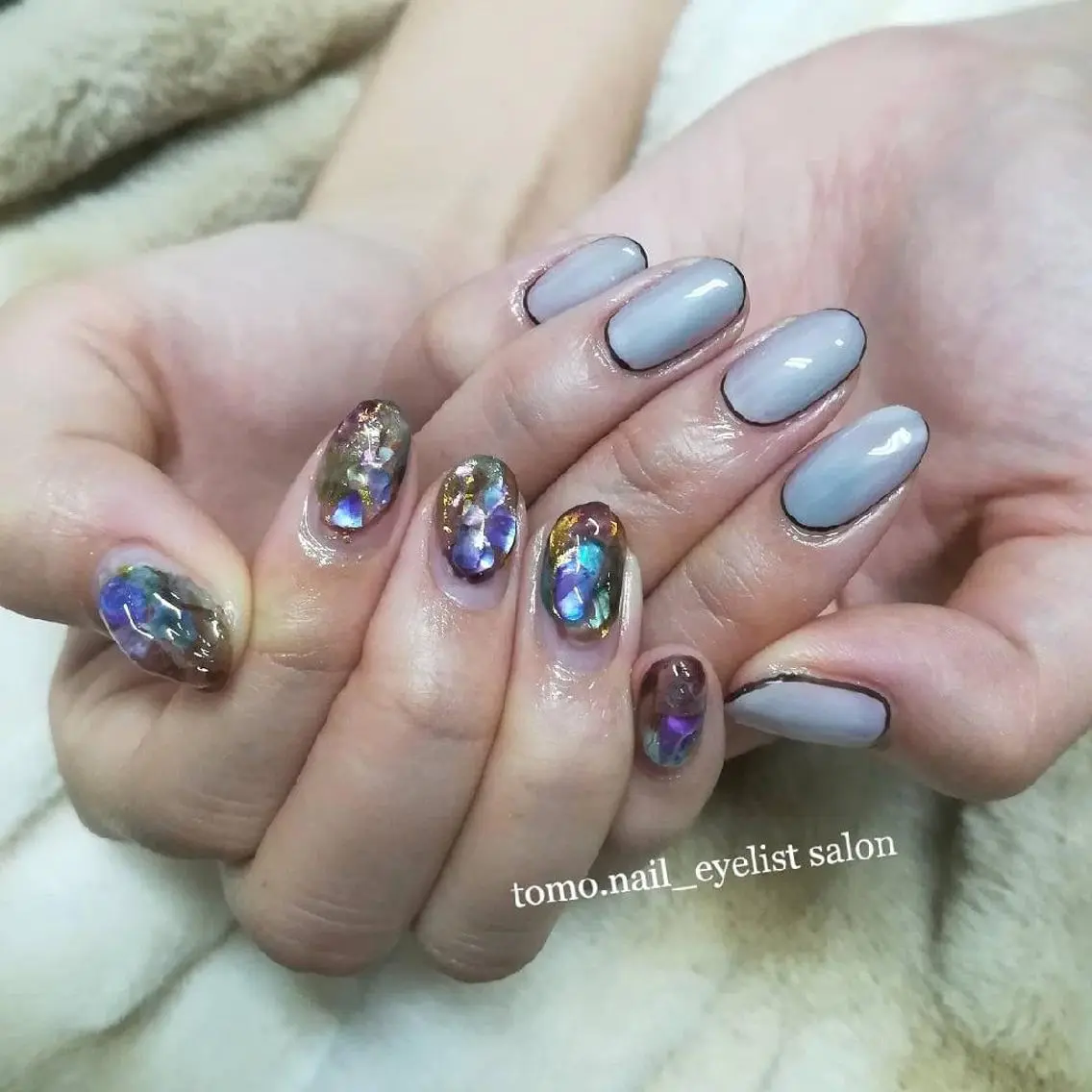 ネイル ジェルネイル ニュアンスネイル パラジェル シンプルネイル tomonail eyelistのマツエク・マツパデザイン