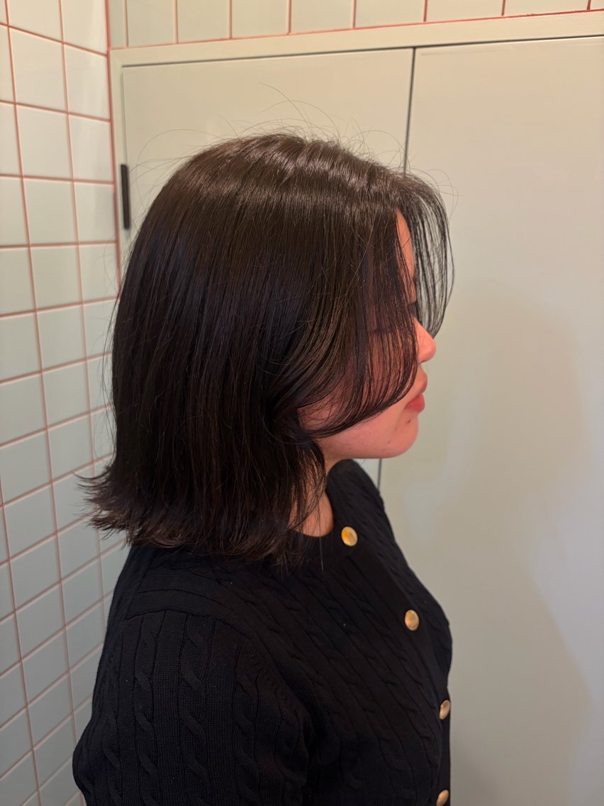 ミディアム 上地 夏季のヘアスタイル