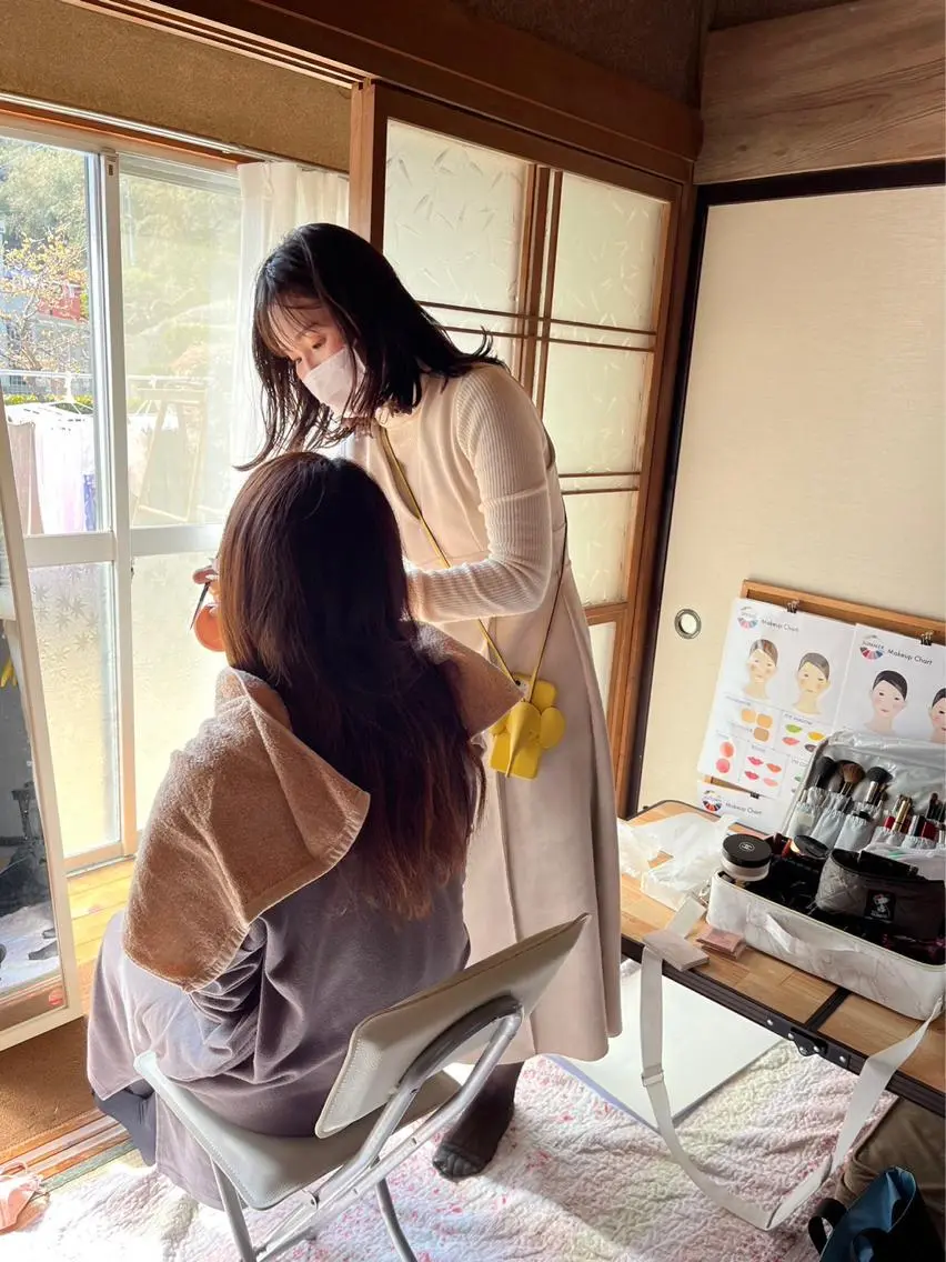 メイクアップの写真