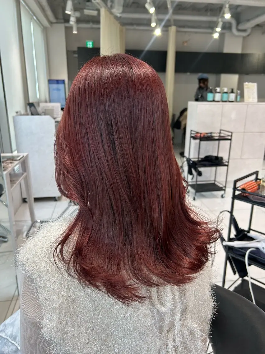 カラー ヘアカラー ブリーチなしWカラー /Hitomi☻のヘアスタイル