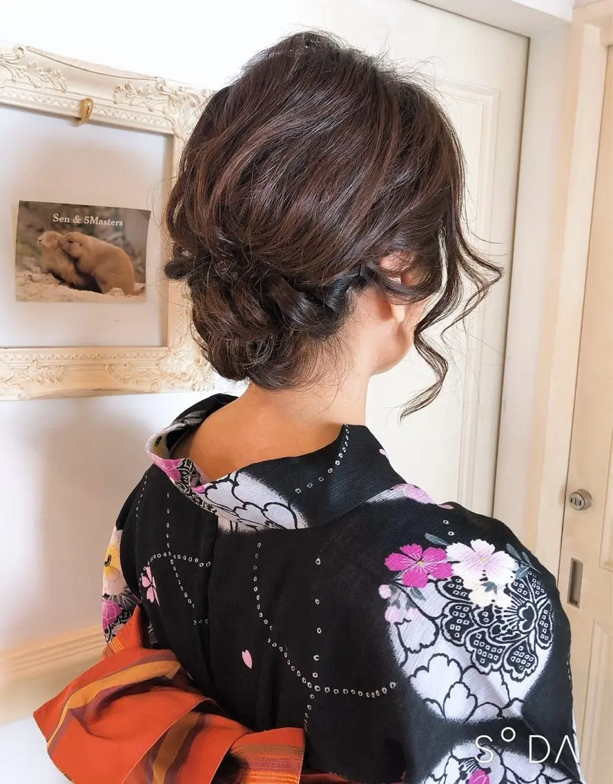 ヘアアレンジ ヘアセット専門 松永香代子のヘアスタイル