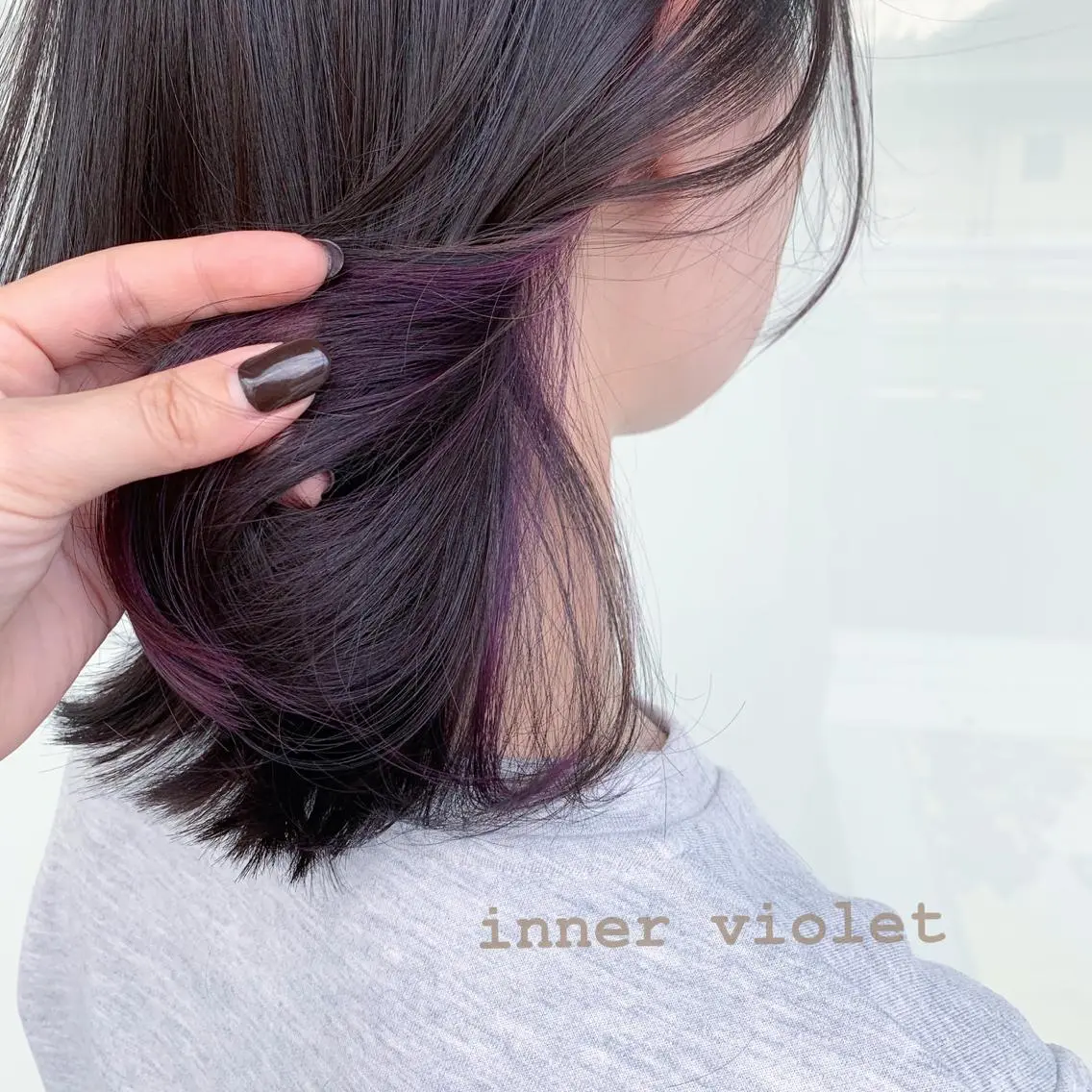 ミディアム レイヤー/艶髪カラー 森本くるみのヘアスタイル