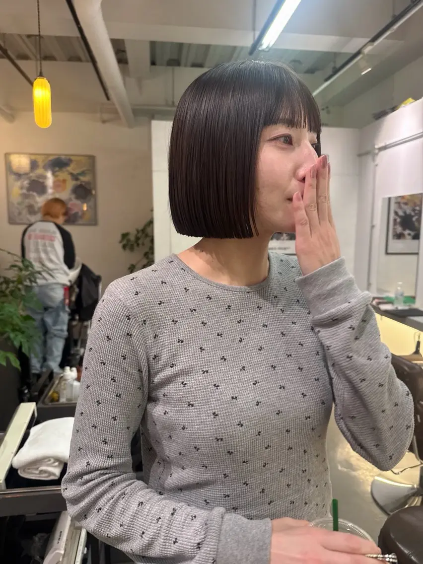 ショート ボブ 髪質改善 カット 縮毛矯正 トリートメント ooit 【オーイット】のヘアスタイル