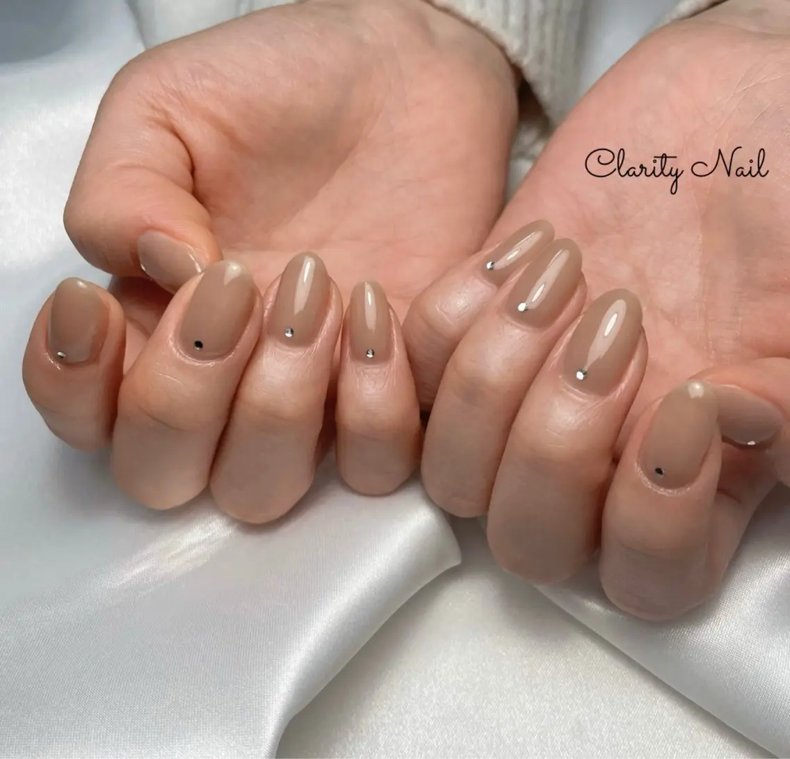 ネイル ワンカラーネイル ハンドネイル Clarity Nailのネイルデザイン