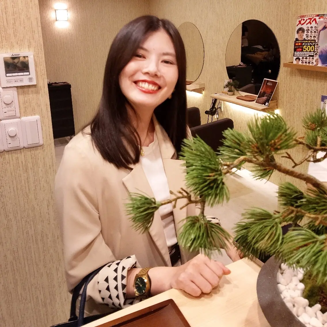 ロング カット トリートメント ヘッドスパ 渋谷頭浸浴|畑中| 【美女が沼る和空間】のヘアスタイル