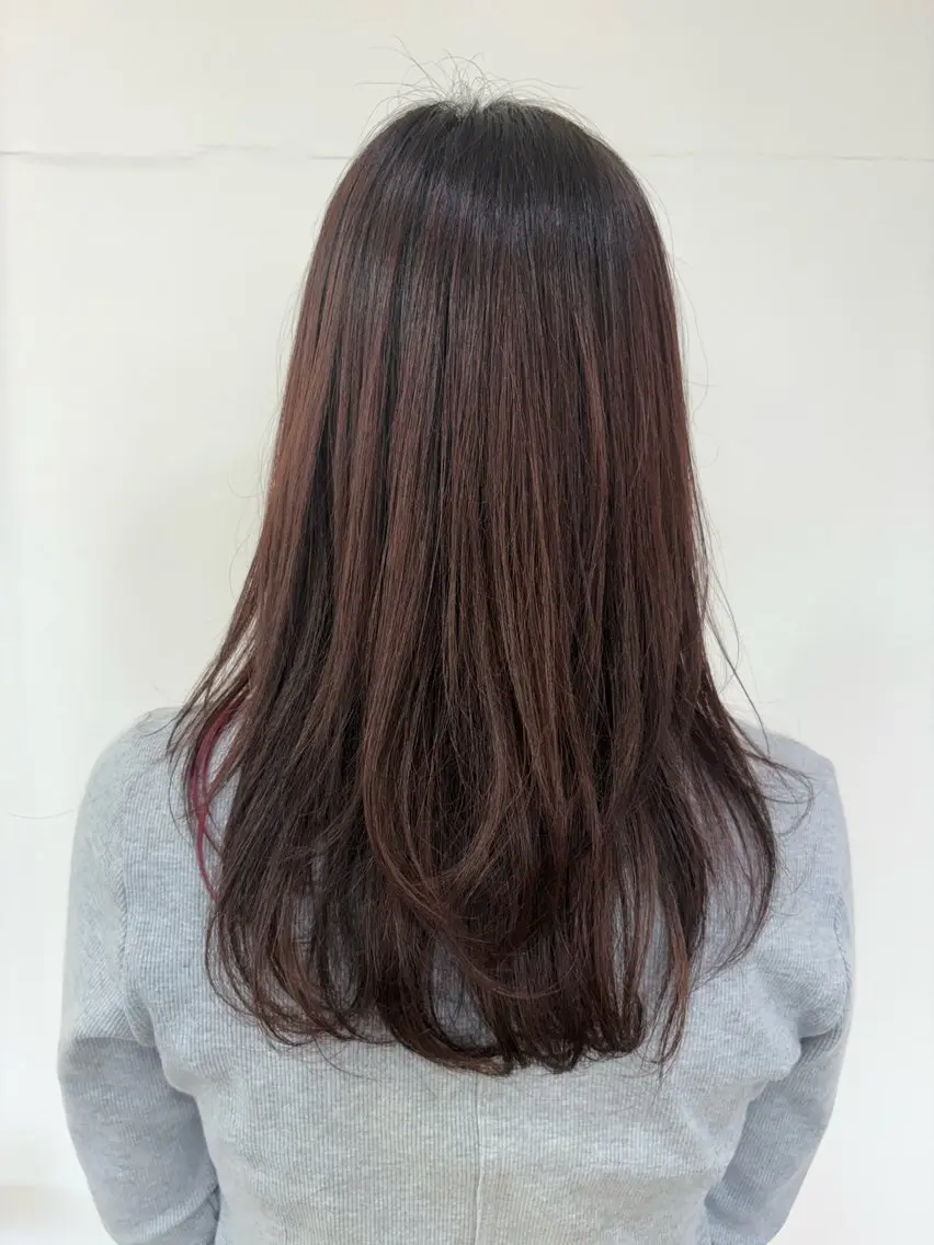ロング レイヤーカット 田村 美沙子のヘアスタイル