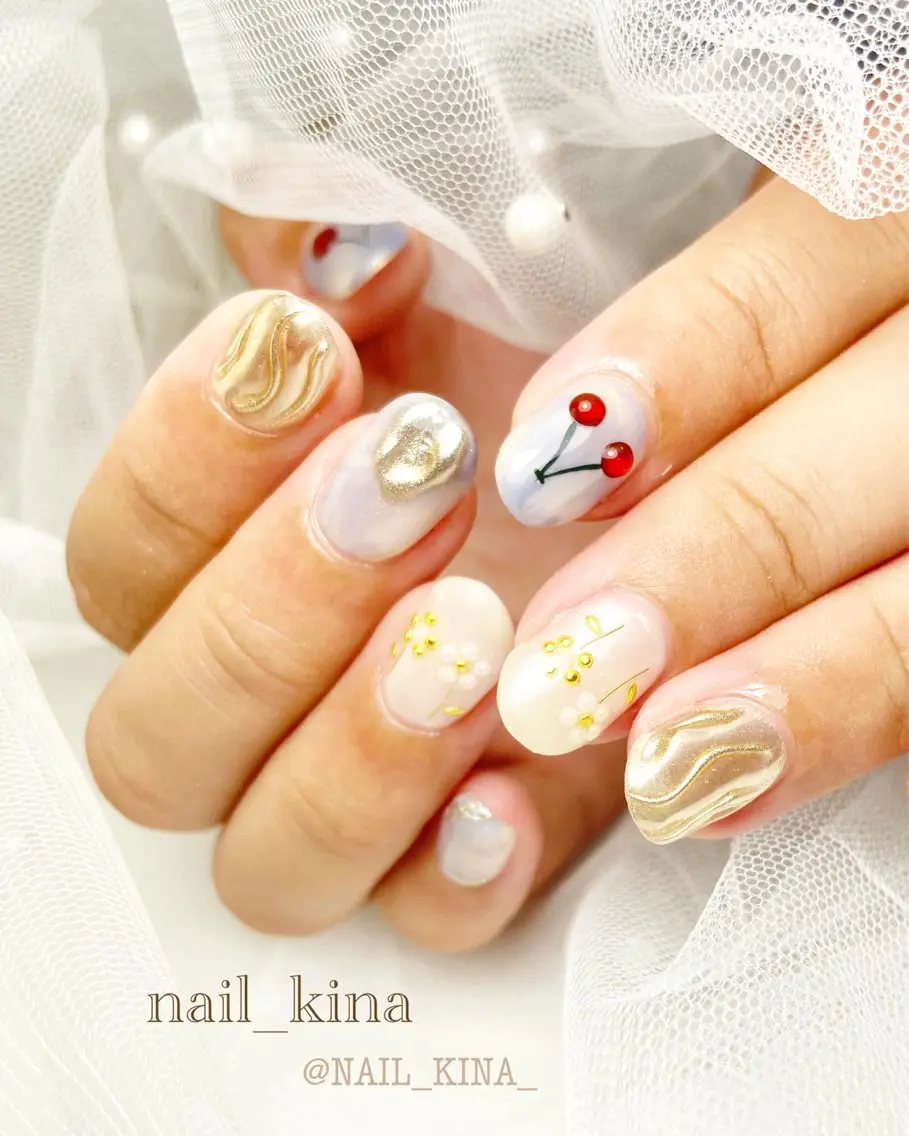 ネイル ニュアンスネイル nail_ kinaのネイルデザイン