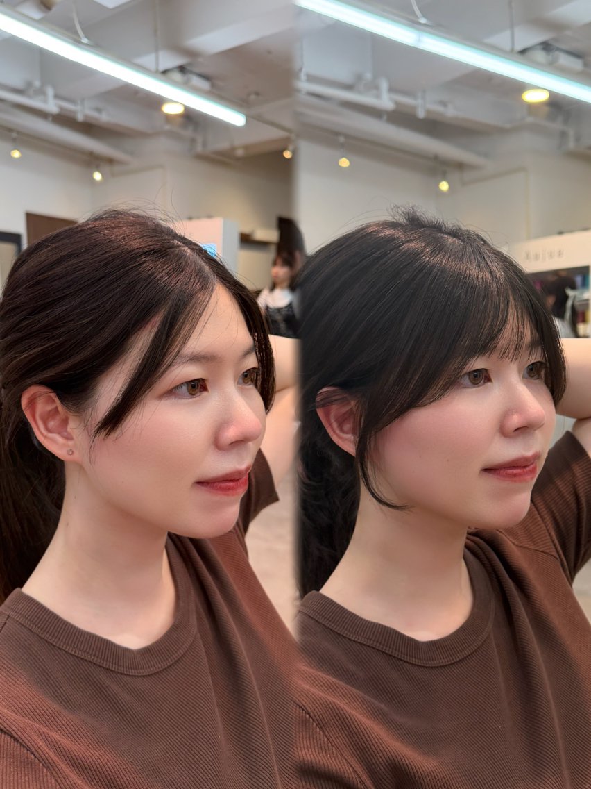 【1番人気】🎀ミニモ限定特別価格🎀 前髪小顔カット+透明感抜群カラー✨💇🏻‍♀️の写真