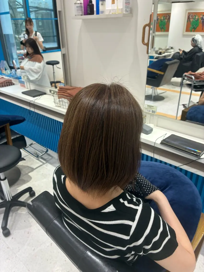 ミディアム 平尾 悠樹のヘアスタイル
