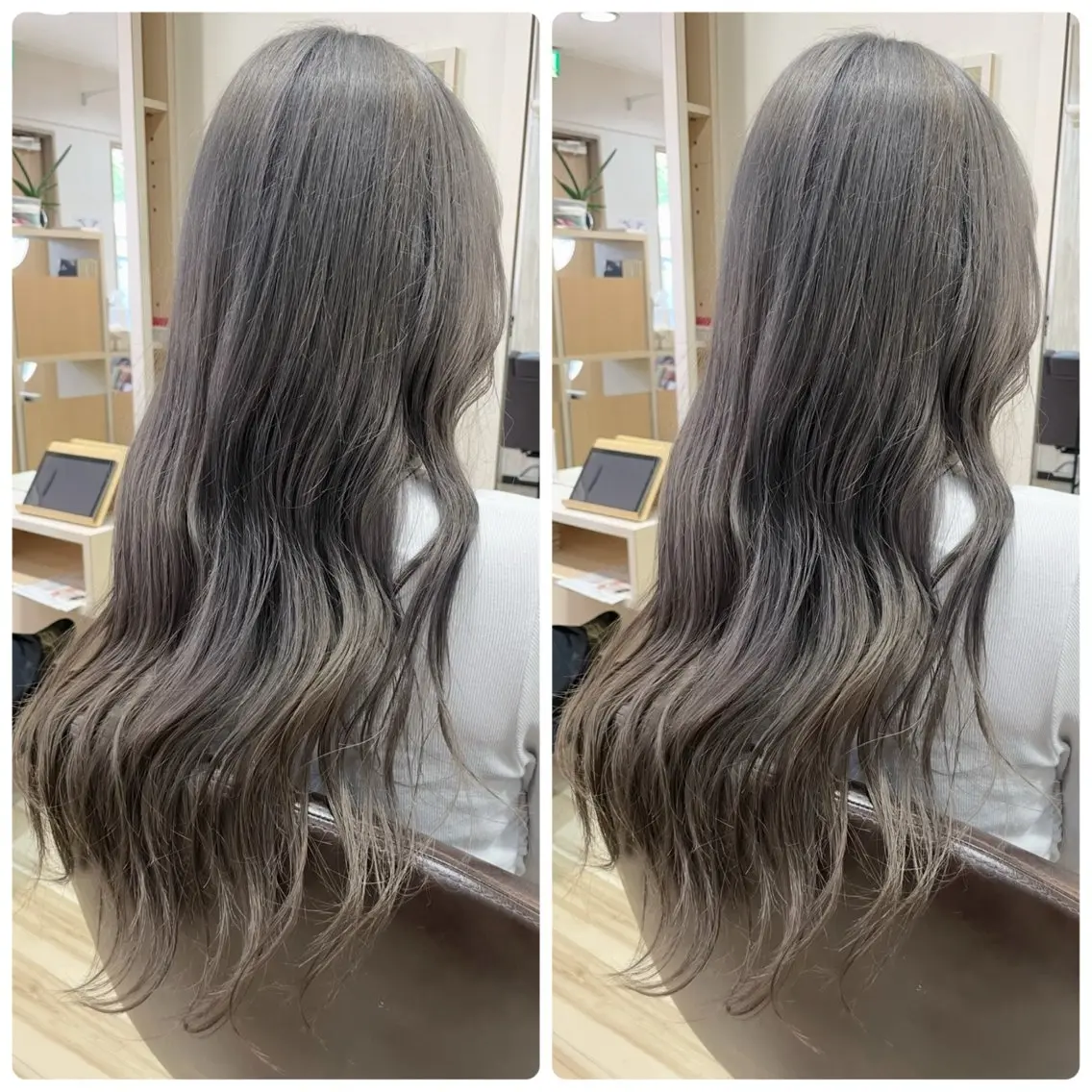 ロング ヘアカラー トリートメント 🦋ハイトーン🦋 石山 希理🦋のヘアスタイル