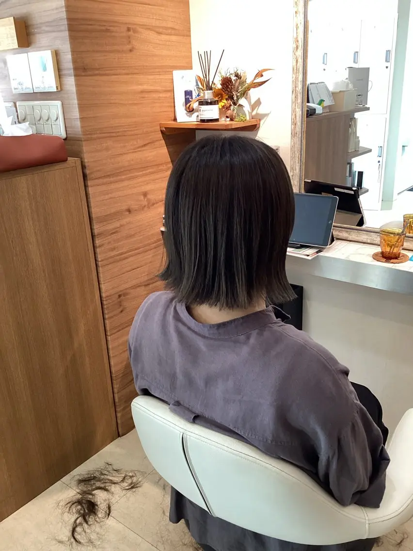 ショート カット ヘアカラー トリートメント hair bonitaのヘアスタイル