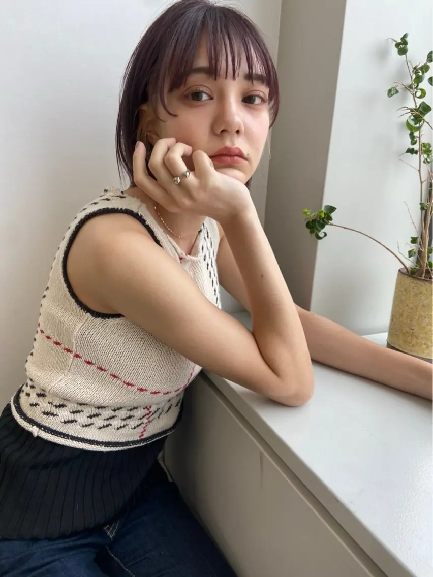 ショート ヘアカラー 🎀a0i 🎀のヘアスタイル