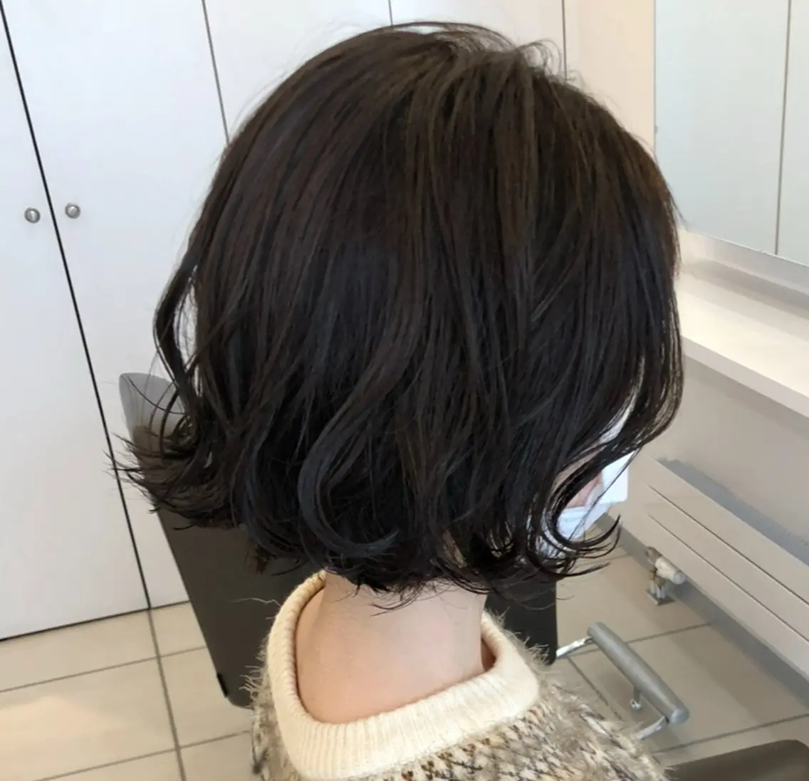 ミディアム カット ヘッドスパ 白岩 良子のヘアスタイル