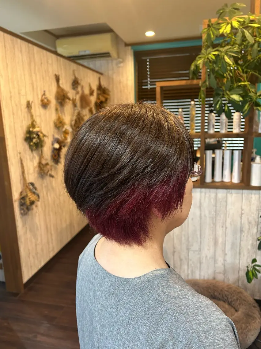 フルカラー+インナーカラーの写真