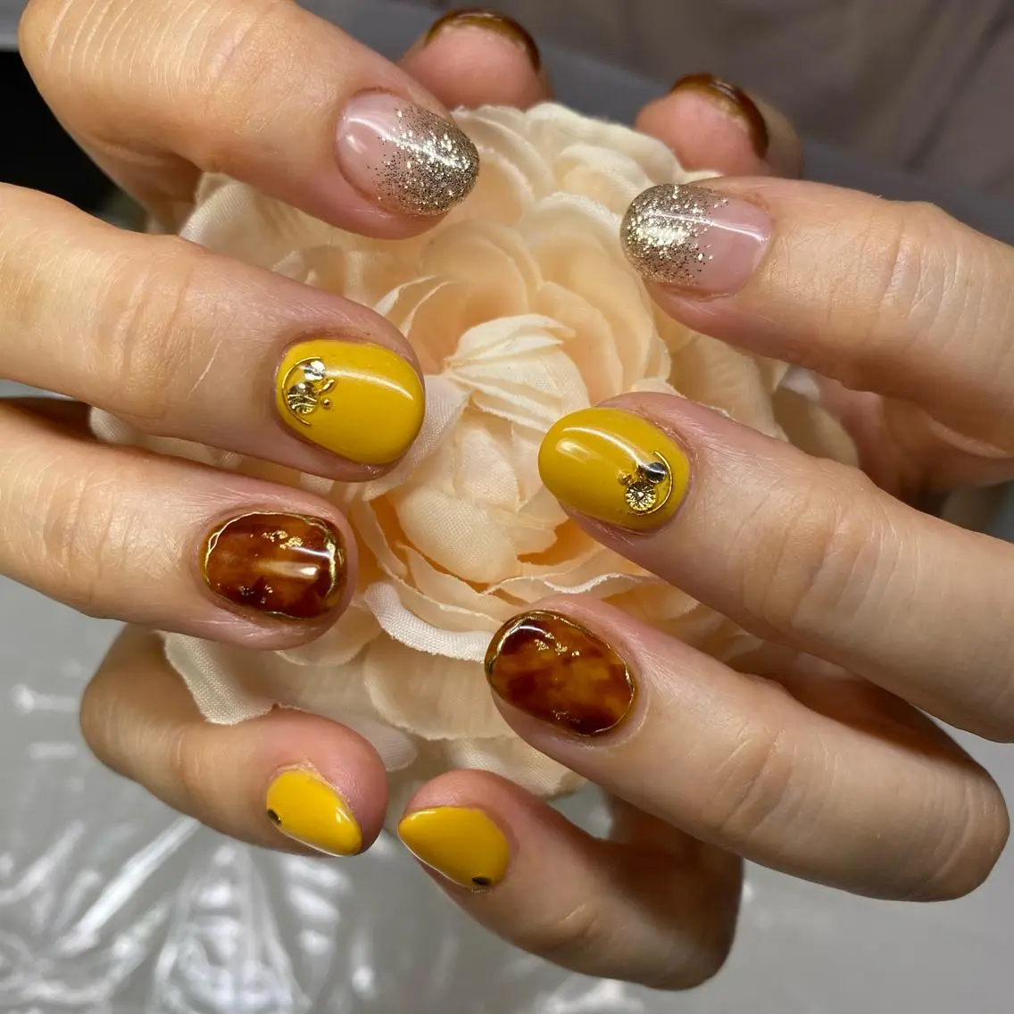 ネイル 【ルナ・ジュメル】 Haruka🌷・゚のネイルデザイン