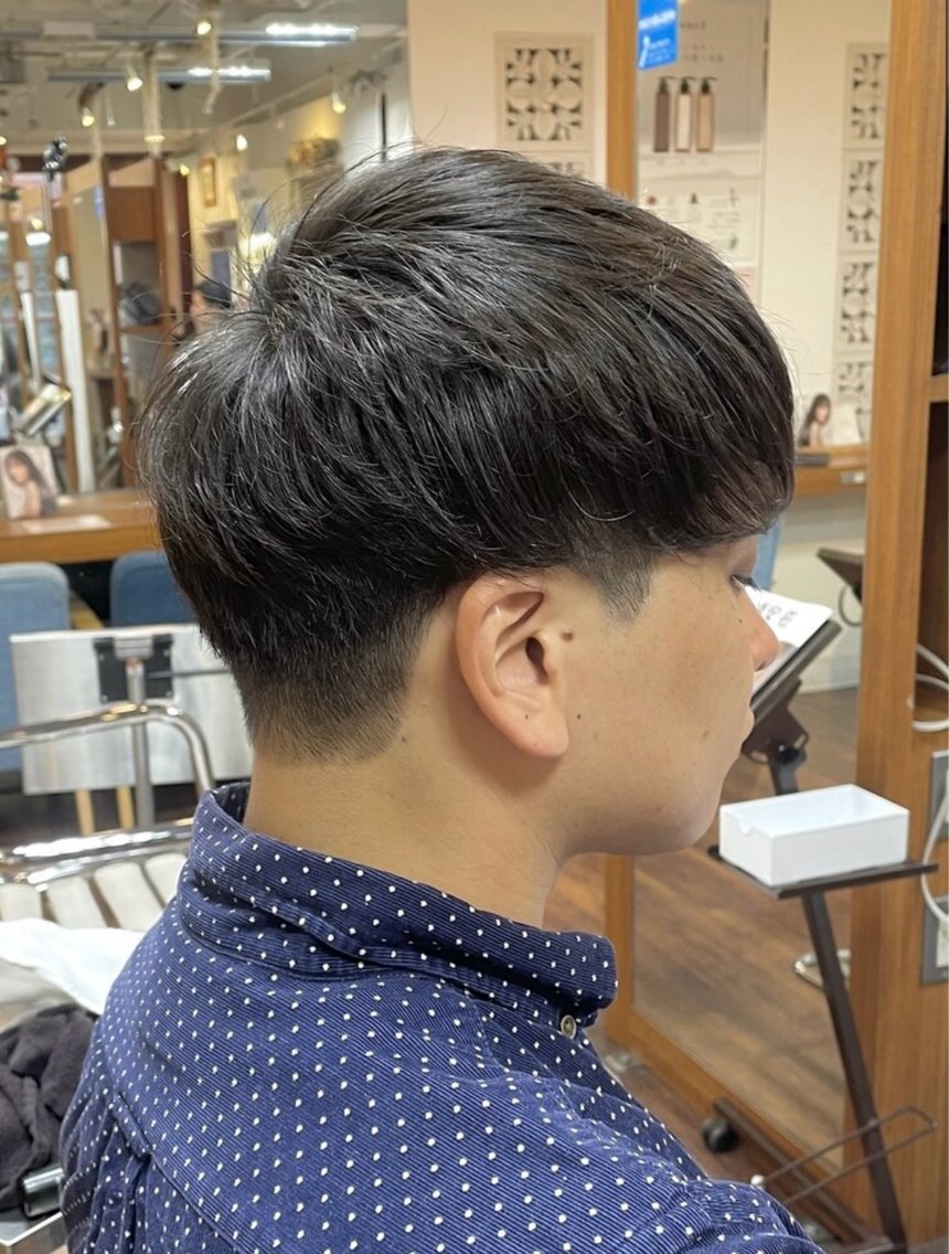 【月火曜限定/材料費のみ◎/先輩チェック付】メンズカット&全体縮毛矯正の写真