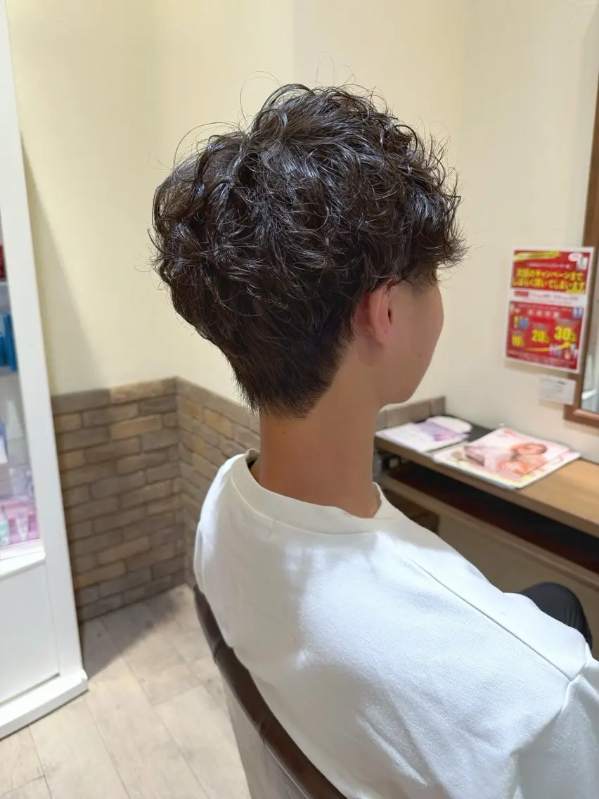 【メンズパーマ】カット＋パーマの写真