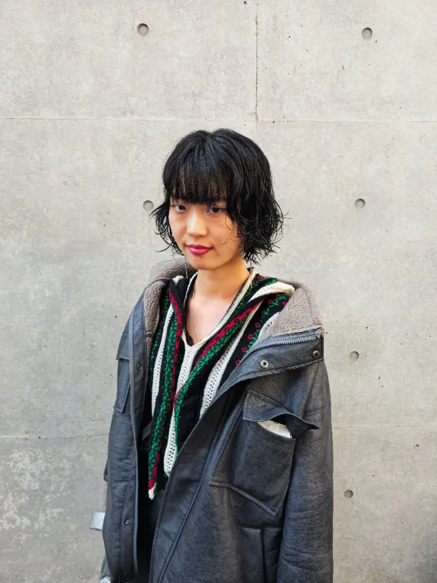 パーマ OMA/ カタギシのヘアスタイル
