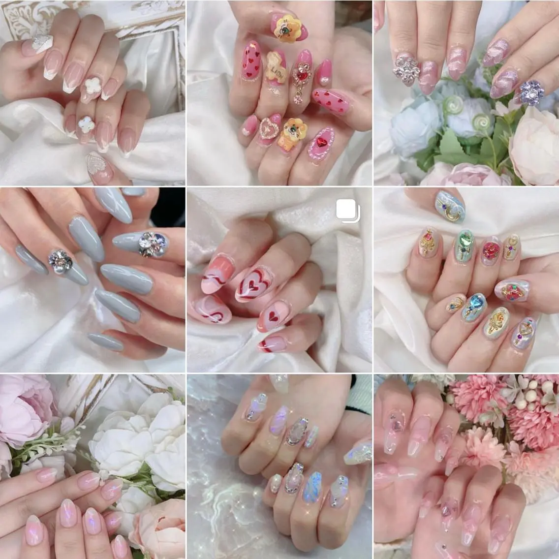 ネイル 渋谷／チップ長さ出し 👑アプレgel-xのネイルデザイン
