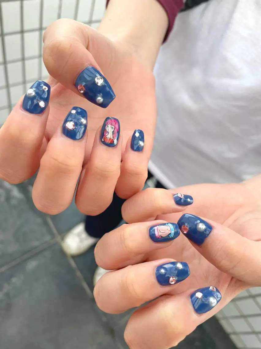ネイル ハンドネイル Nail ヌシん家 AKANEのネイルデザイン