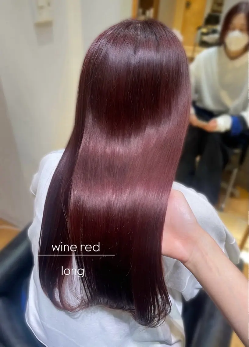 ロング カラー パーマ ブリーチ ブリーチなしカラー カット ヘアカラー 縮毛矯正 縮毛矯正/レイヤー 🌙児玉光瑠のヘアスタイル