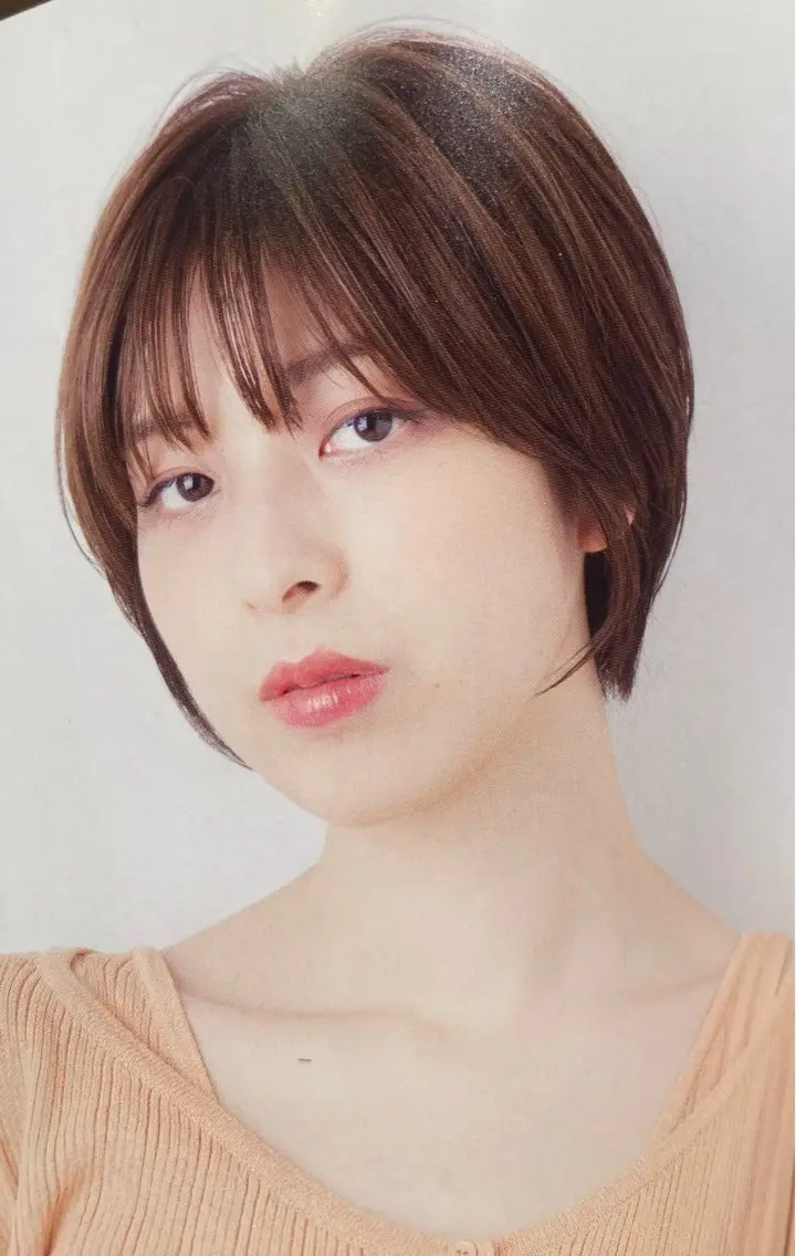 ショート カラー ショートヘア 横野 朱音のヘアスタイル