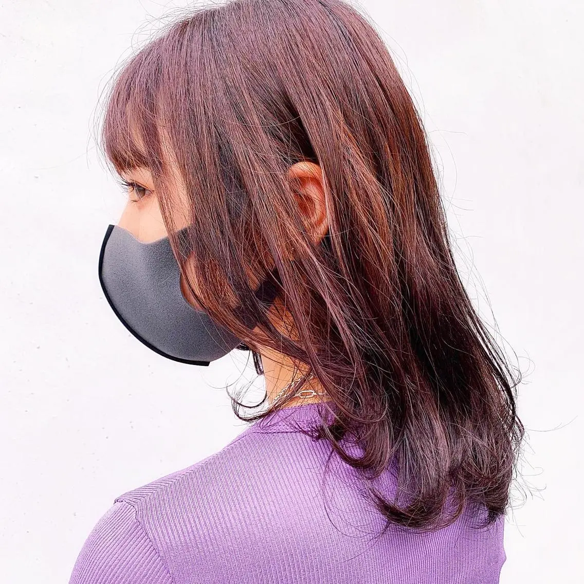 ミディアム カラー 中川 竜誠のヘアスタイル