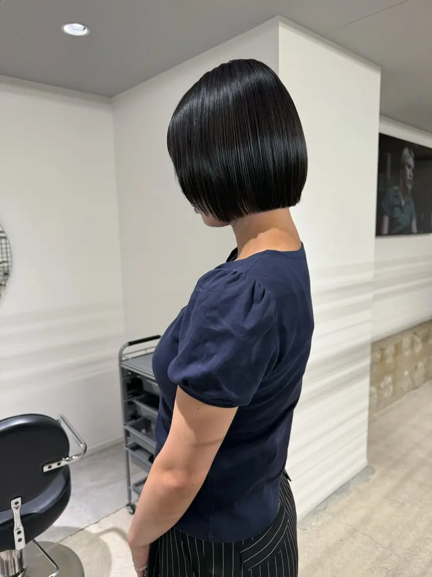 ショート カラー 縮毛矯正 縮毛矯正 eto/ sona🪡のヘアスタイル