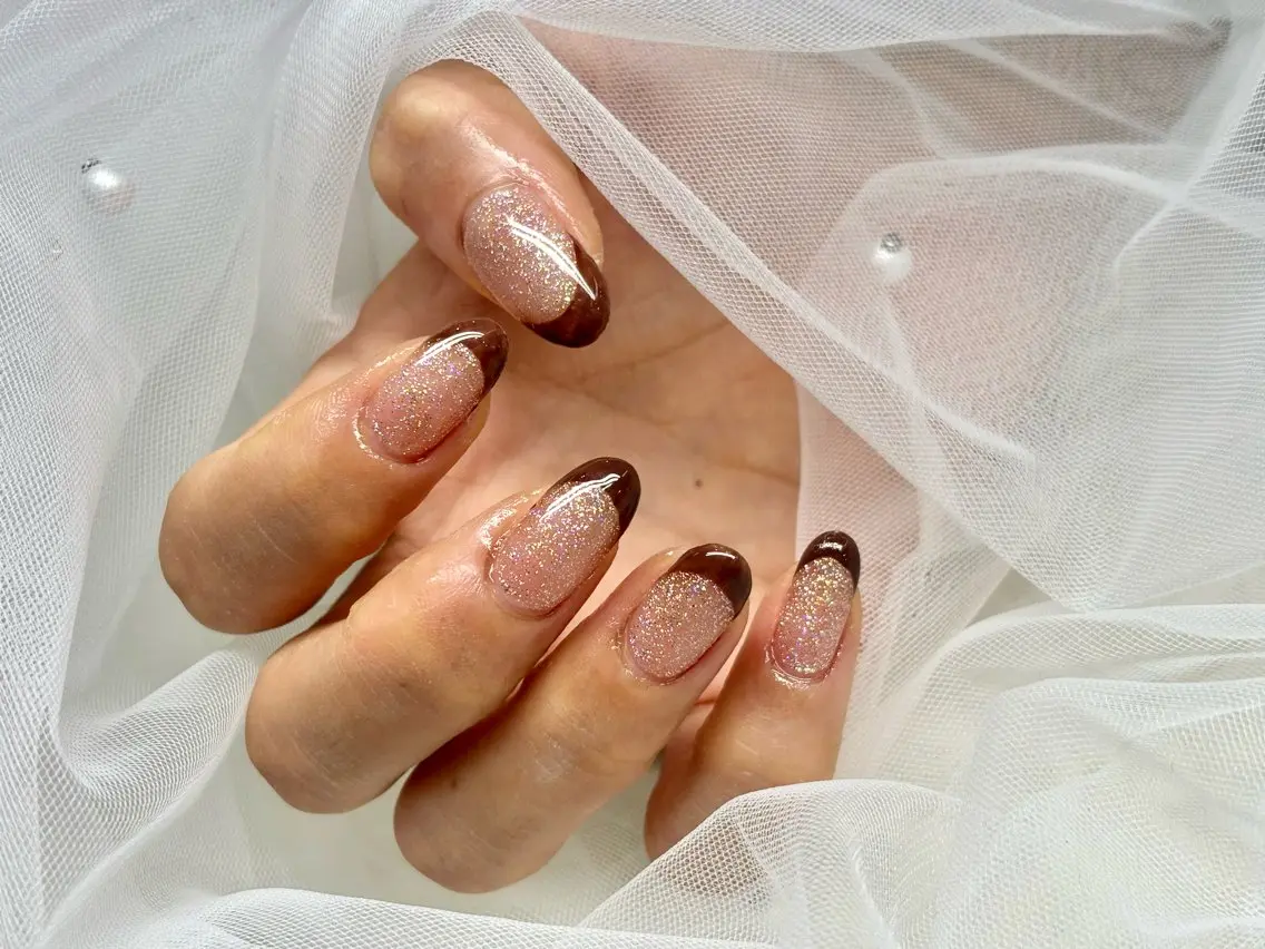 オフありフレンチ(ベース有)💅の写真