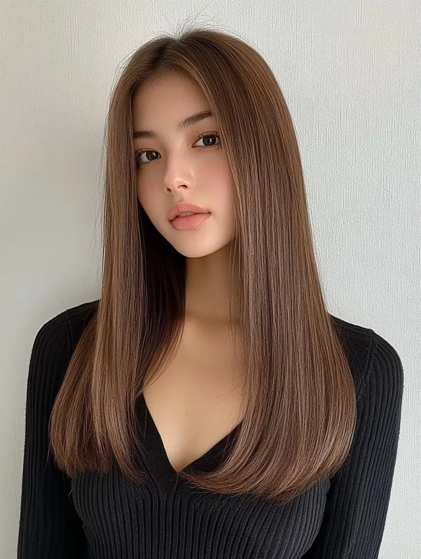 【韓国風ロングヘア🎀】似合わせロングカット✂️＋Aujua2ステップトリートメント🩰🧸の写真