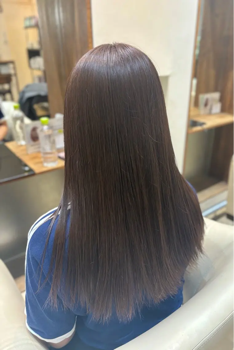 ロング カラー 透明感カラー 清野 海真のヘアスタイル