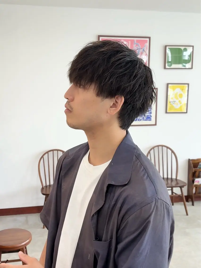 メンズ マッシュ 中原 佑（店長）のヘアスタイル