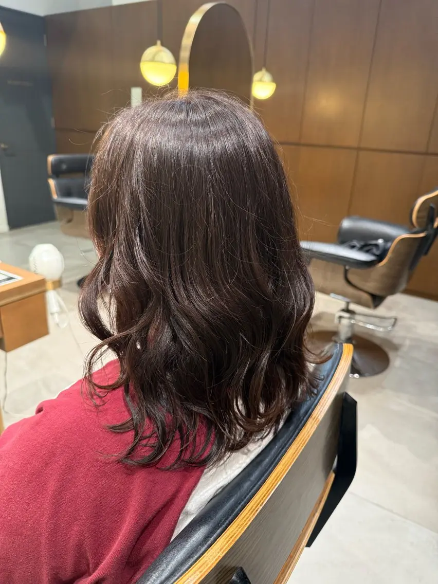 カラー ブラウンカラー カット ヘアカラー トリートメント 長谷川 紗羅のヘアスタイル
