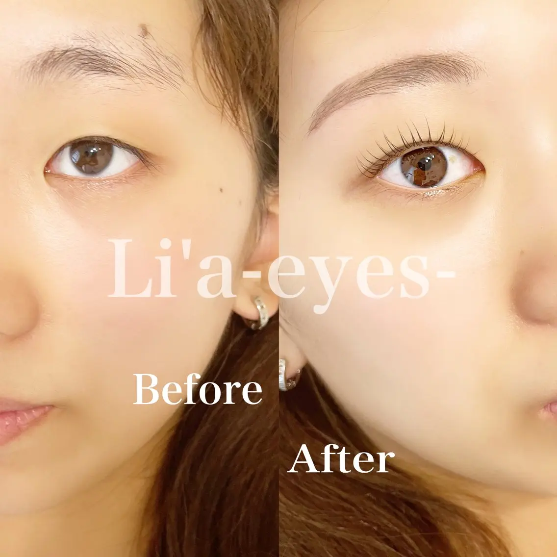 アイブロウ Li'a-eyes- 🩵のマツエク・マツパデザイン