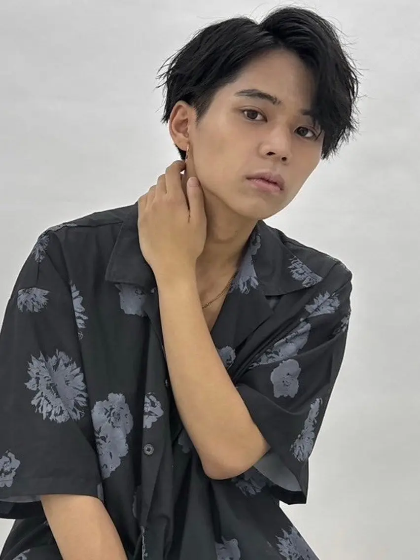 ショート メンズ 島尾 遥人のヘアスタイル