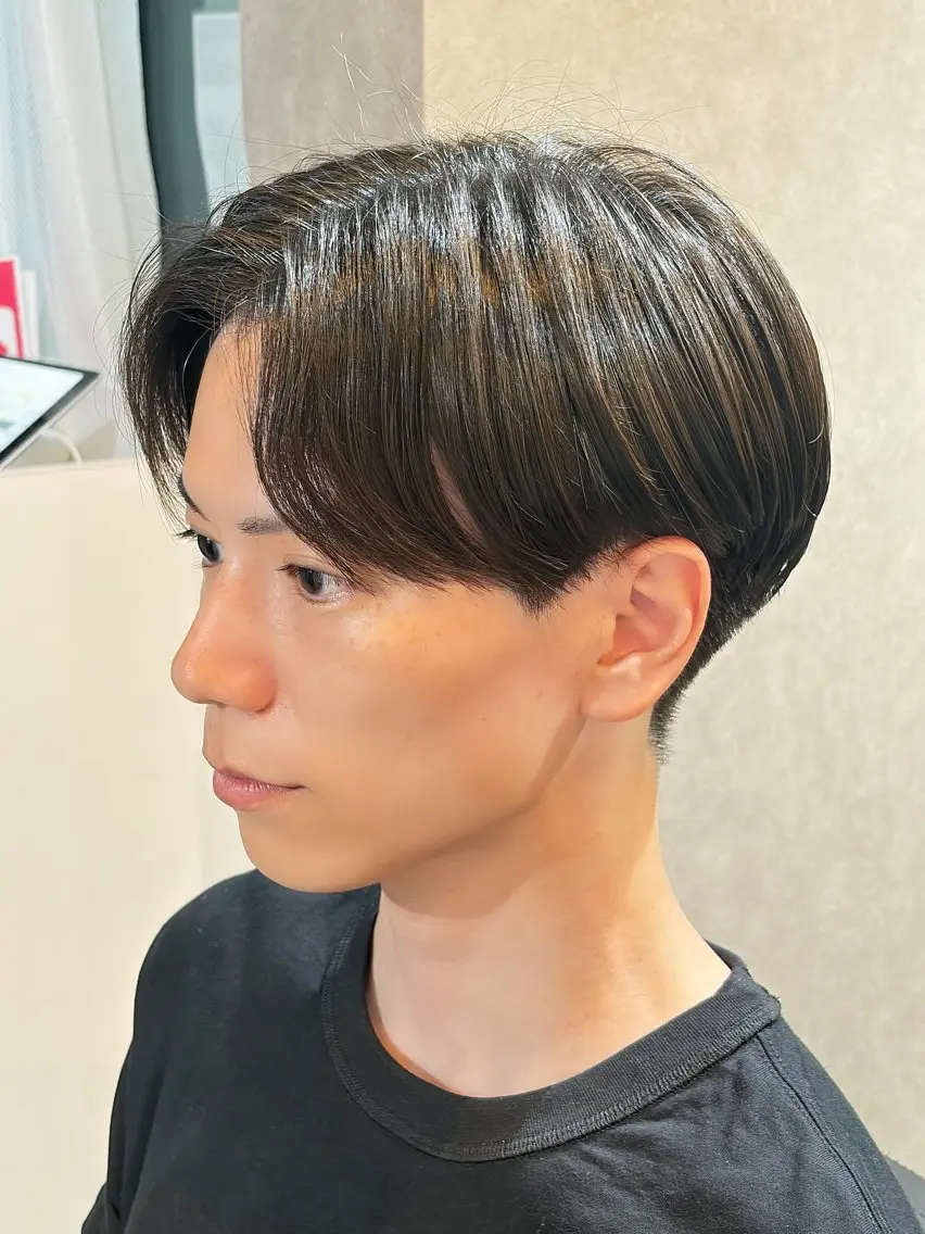 メンズ メンズ毛流れ縮毛矯正 🎀さくら🎀のヘアスタイル