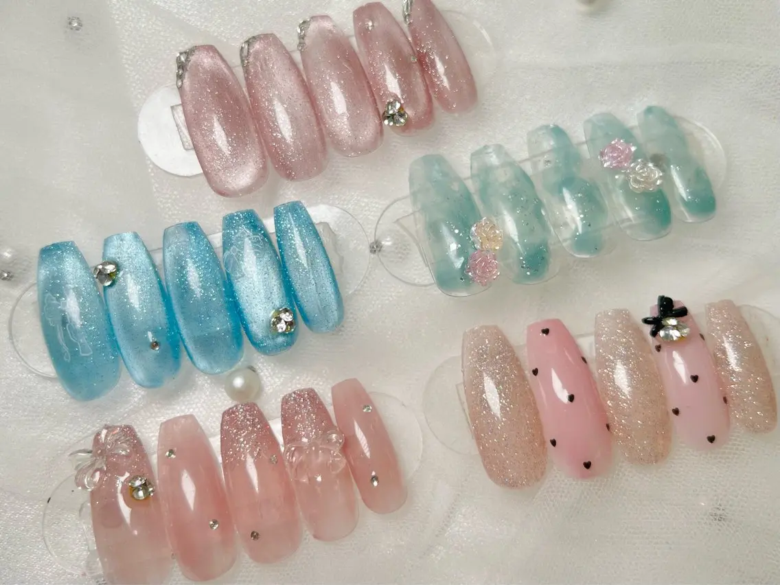 👒🌷⸒⸒ちゅるん春っぽ定額ネイル🌷🌸オフなしの写真