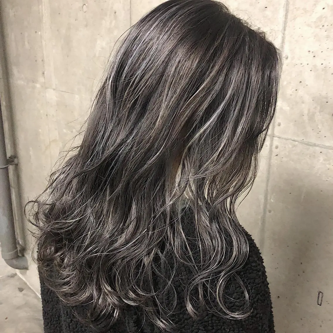 ミディアム カラー ハイライトカラー ハイライト ノンダメージ髪質改善 カラー💎/KURAのヘアスタイル